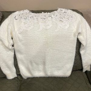 Vici Sincerely Yours Off The Shoulder Sweater